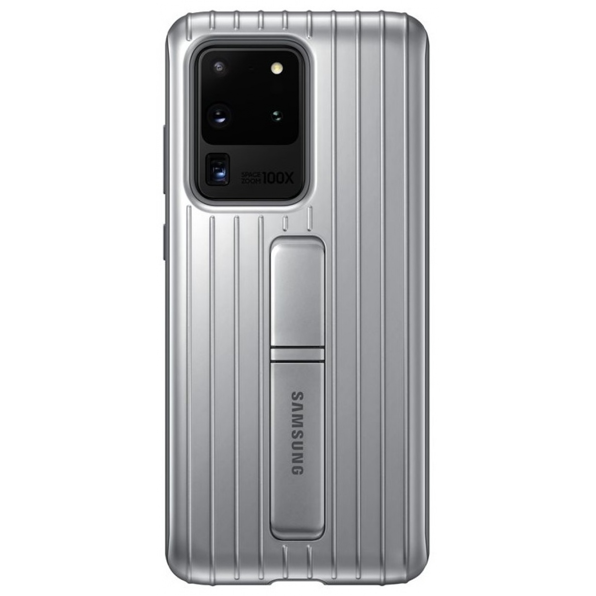Nugarėlė G988 Samsung Galaxy S20 Ultra Protective Standing Cover Silver